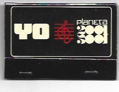CAJA DE CERILLAS 13: Planeta 881. Barcelona