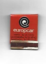 CAJA DE CERILLAS 95: Europcar