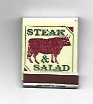 CAJA DE CERILLAS 97: Restaurante Steak House. Barcelona