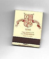 CAJA DE CERILLAS 103: Restaurante 7 Portes. Barcelona