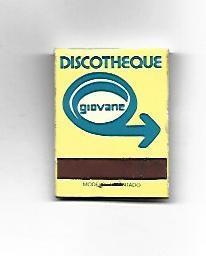 CAJA DE CERILLAS 117: Discoteque Giovane. Barcelona