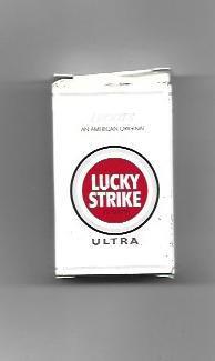 CAJA DE CERILLAS 63: Lucky Strike Ultra