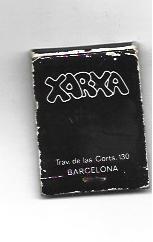 CAJA DE CERILLAS 74: Xarxa. Barcelona
