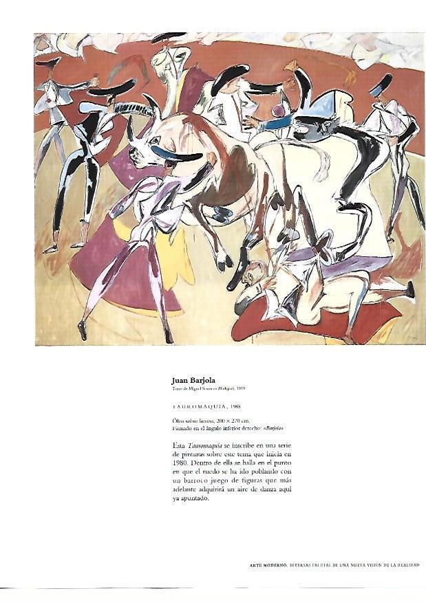 LAMINA 39084: Tauromaquia, por Juan Barjola