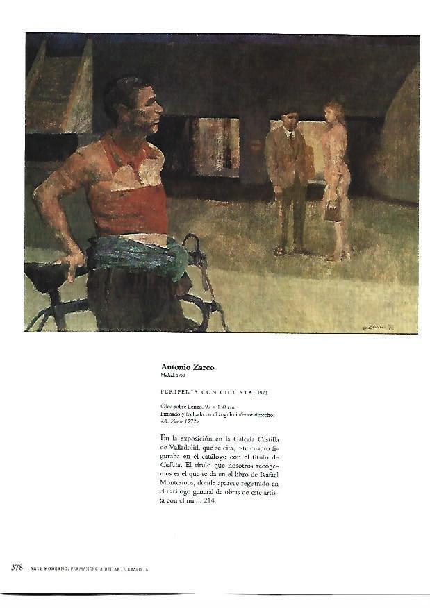 LAMINA 39098: Periferia con ciclista, por Antonio Zarco