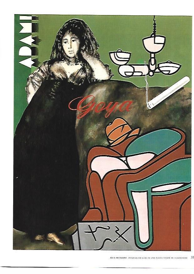 LAMINA 39086: Adami y Goya en el salon, por Equipo Cronica