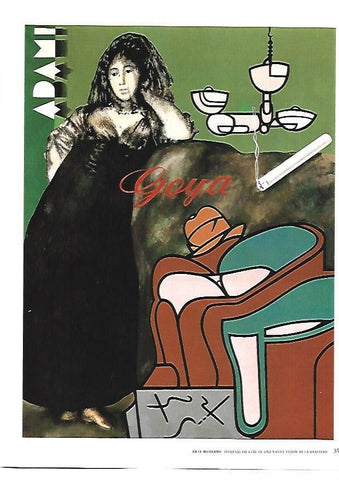 LAMINA 39086: Adami y Goya en el salon, por Equipo Cronica