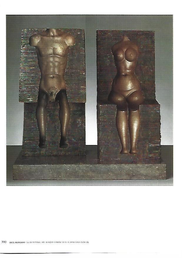 LAMINA 39104: Hombre y mujer, por Josep Maria Subirachs