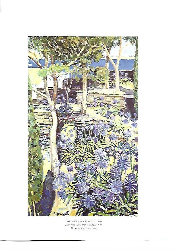 LAMINA 39164: Jardi Ana Maria Dali. Cadaques, por Rafael Duran