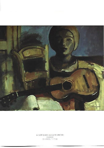 LAMINA 39157: La guitarra, por Josep Mompou