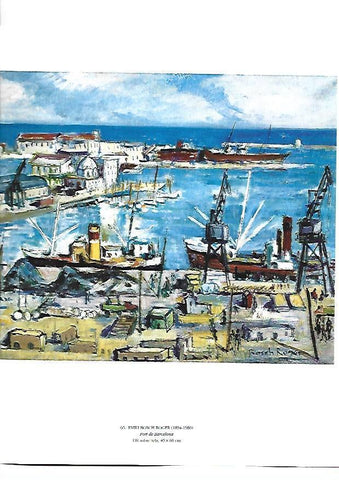 LAMINA 39147: Puerto de Barcelona, por Emili Bosch