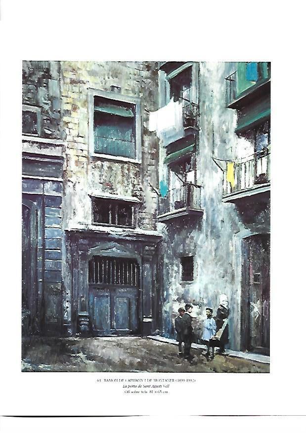 LAMINA 39146: La porta de Sant Agusti Vell, por Ramon de Capmany