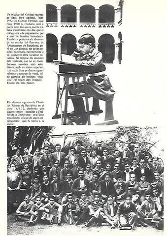 LAMINA 38908: Alumnos del Instituto Balmes de Barcelona en 1931-1932