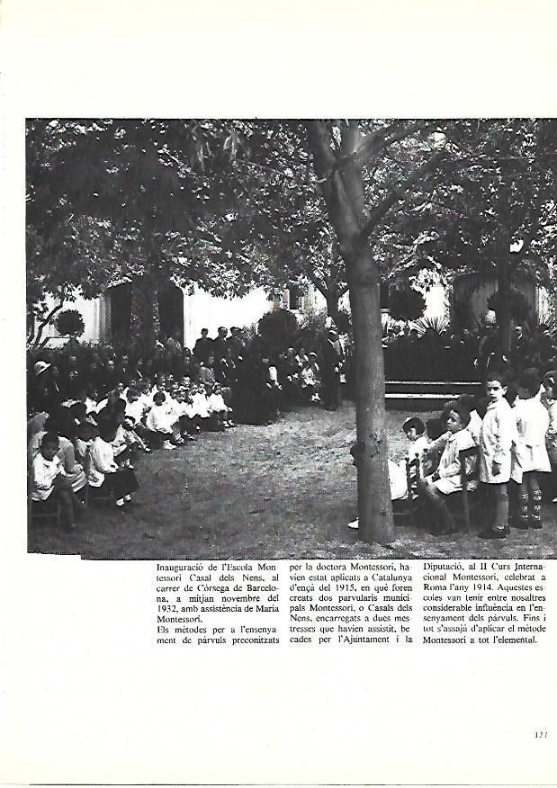 LAMINA 38906: Inauguracion de la Escuela Montessori Casal dels Nens. Barcelona, 1932