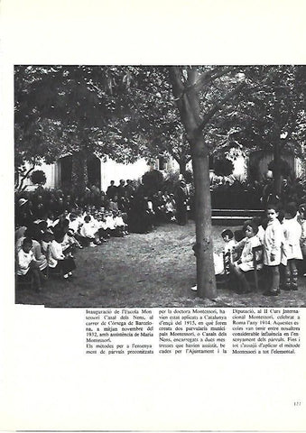LAMINA 38906: Inauguracion de la Escuela Montessori Casal dels Nens. Barcelona, 1932