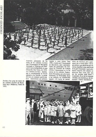 LAMINA 38903: Niñas de viaje a Mallorca. 1932
