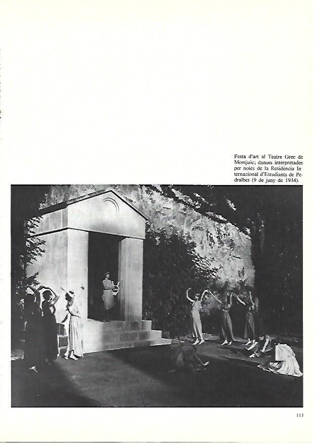LAMINA 38899: Fiesta del Arte en el Teatre Grec. 1934
