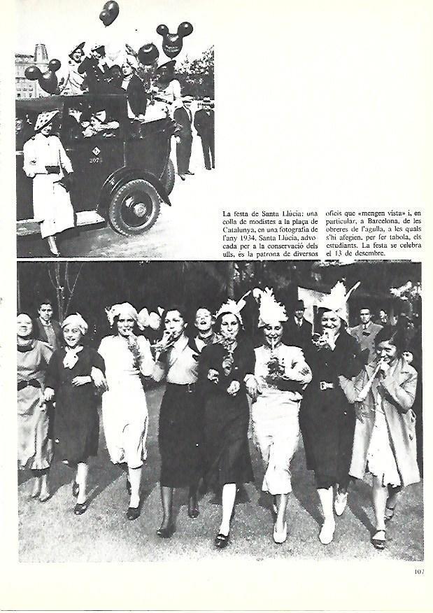 LAMINA 38896: Fiesta de Santa Llucia en Barcelona. 1934