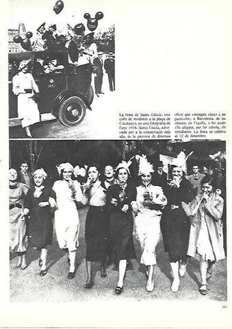 LAMINA 38896: Fiesta de Santa Llucia en Barcelona. 1934