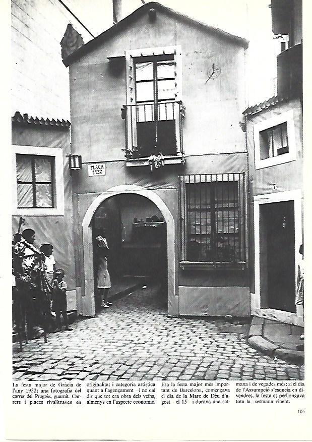 LAMINA 38895: Fiesta Mayor de Gracia del año 1932