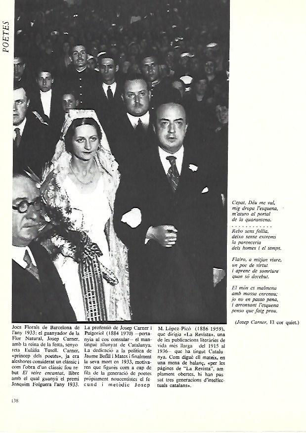 LAMINA 38911: Jocs Florals de Barcelona en 1933 con Josep Carner