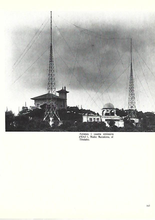 LAMINA 38923: Antenas de Radio Barcelona en el Tibidabo