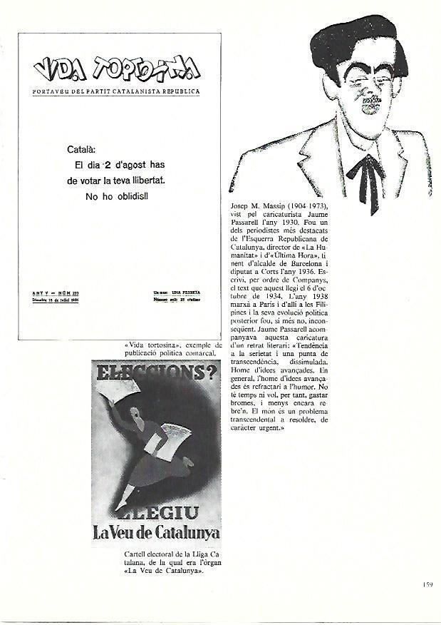 LAMINA 38922: Caricatura de Josep M. Massip por Jaume Passarell