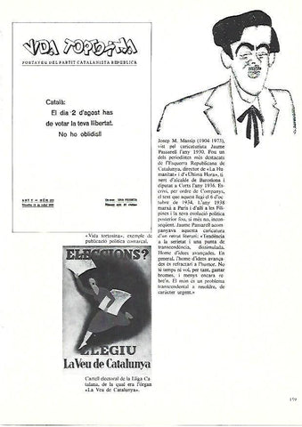 LAMINA 38922: Caricatura de Josep M. Massip por Jaume Passarell