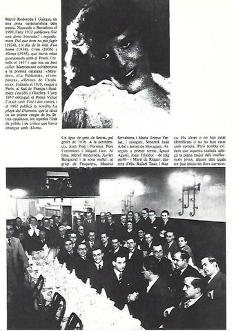 LAMINA 38916: Merce Rodoreda y comidade intelectuales en 1936 