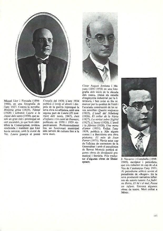 LAMINA 38915: Miquel Llor, Cesar Jordana y J. Navarro i Costabella