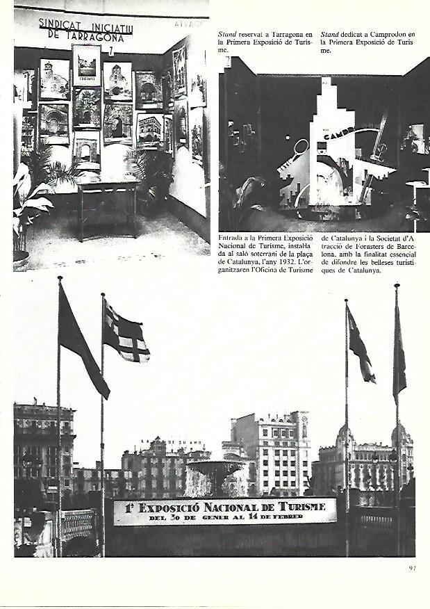 LAMINA 38891: I Exposicion de Turismo en Barcelona en 1932