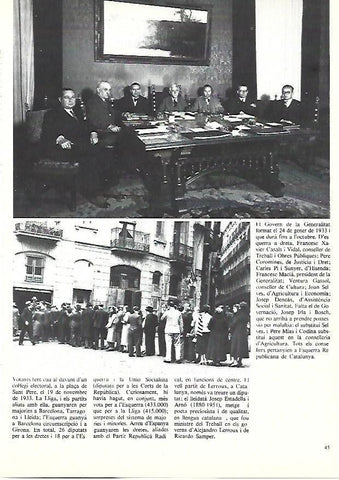 LAMINA 38865: Gobierno de la Generalitat de 1933