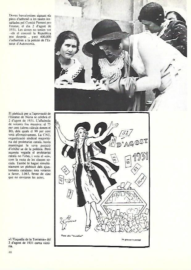 LAMINA 38862: Votacion para el Estatut d'Autonomia en 1931