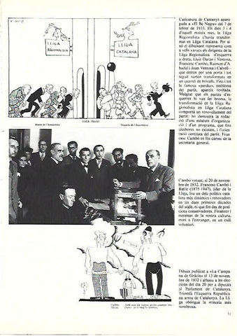 LAMINA 38858: Caricatura por Castanys en El Be Negre de 1933