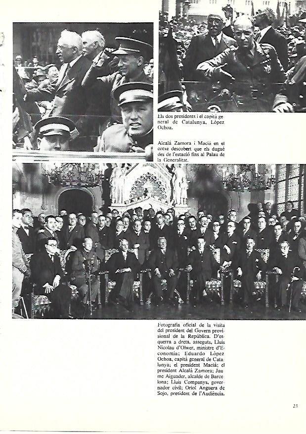 LAMINA 38854: Autoridades de la Generalitat en 1931