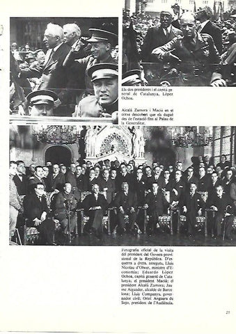 LAMINA 38854: Autoridades de la Generalitat en 1931