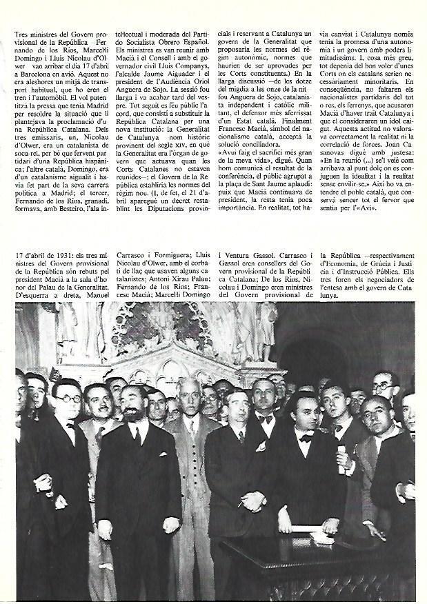 LAMINA 38853: Gobierno provisional de Catalunya en 1931
