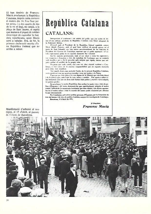 LAMINA 38852: Bando de Macia proclamando la Republica de Catalunya