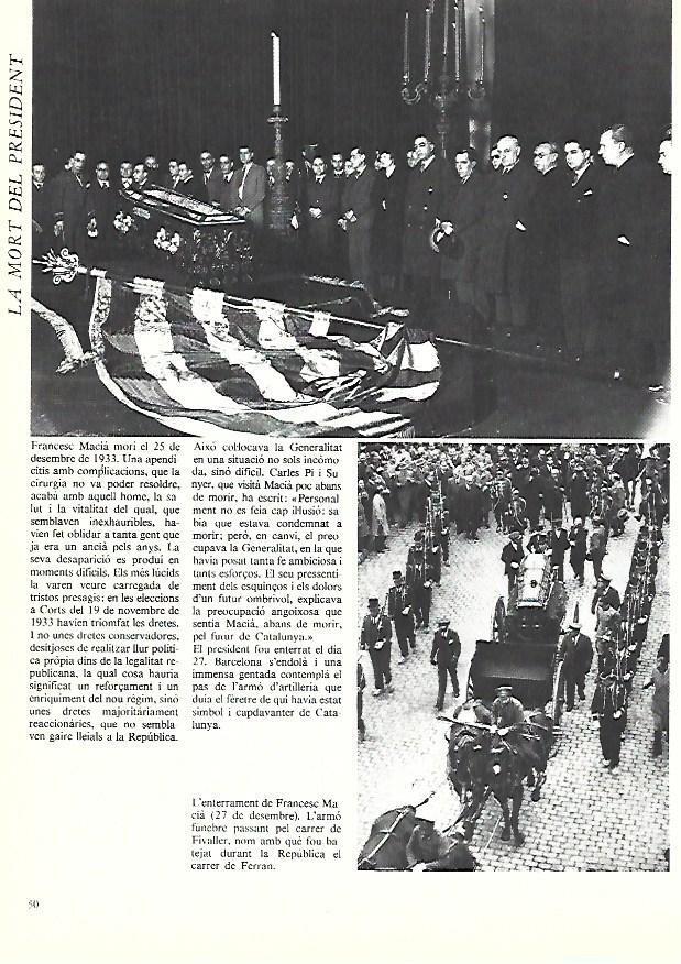 LAMINA 38867: Muerte de Grancesc Macia en 1933