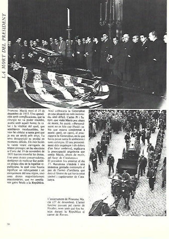 LAMINA 38867: Muerte de Grancesc Macia en 1933