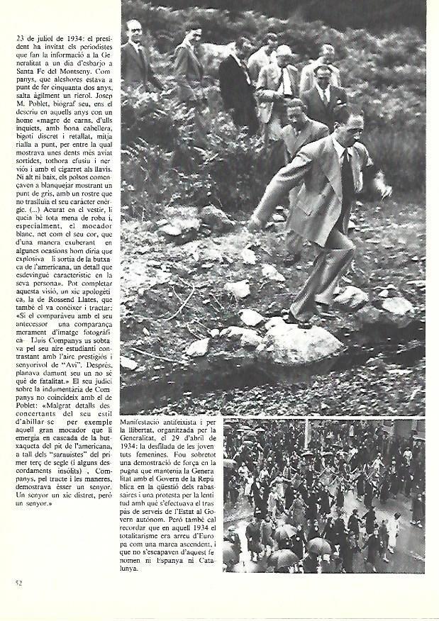 LAMINA 38868: Manifestacion antifachista en 1934 en Barcelona