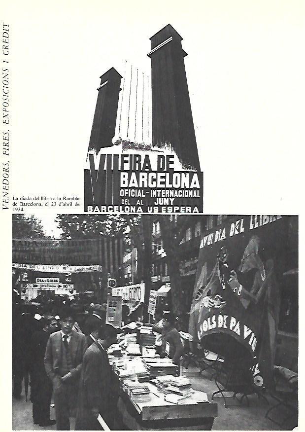 LAMINA 38887: Dia del Libro en Barcelona en 1934