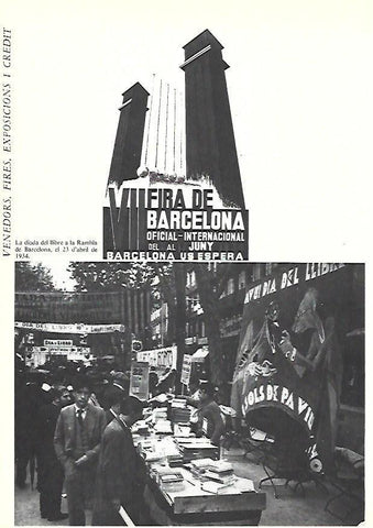 LAMINA 38887: Dia del Libro en Barcelona en 1934
