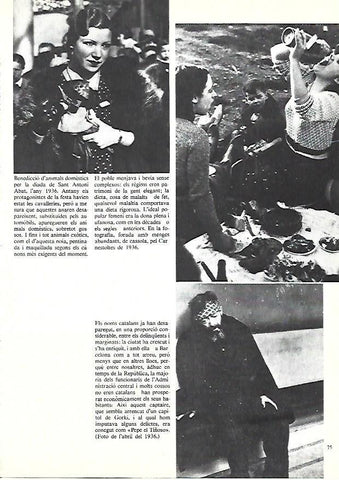 LAMINA 38880: Diada de Sant Antoni Abat en 1936