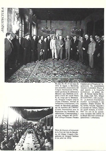 LAMINA 38934: Asamblea del Congreso Internacional de Urbanismo , 1932