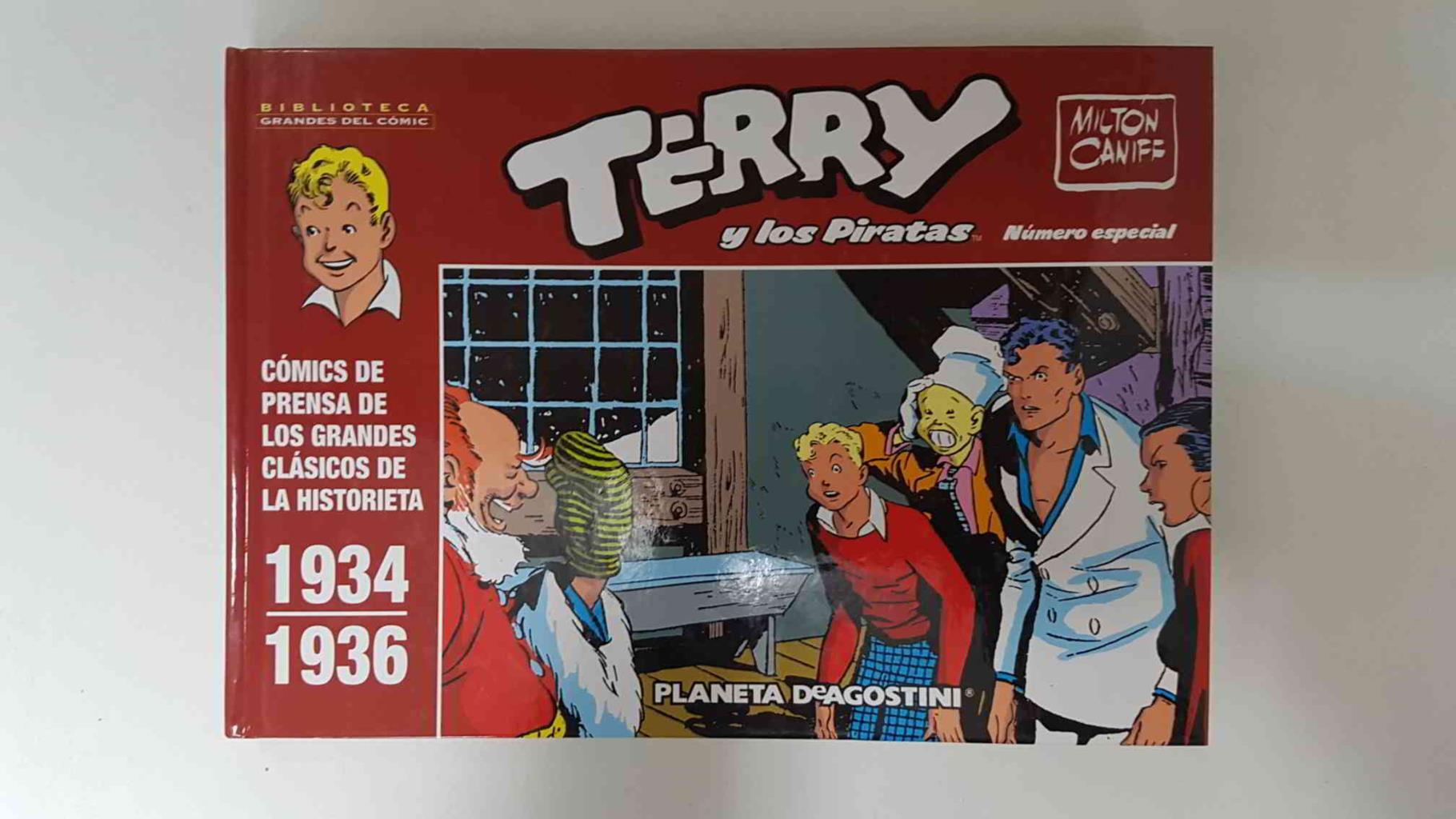 Terry y los Piratas numero especial (1934-36). Tiras dominicales. Biblioteca Grandes del Comic