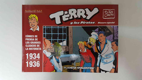 Terry y los Piratas numero especial (1934-36). Tiras dominicales. Biblioteca Grandes del Comic