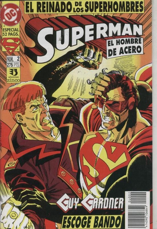 Superman El Hombre de Acero serie de 14 numeros, numero 02