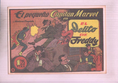 Facsimil: El pequeño Capitan Marvel numero 4: El delito de Freddy