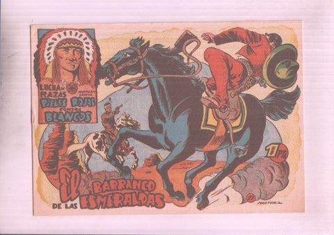 Facsimil: Lucha de Razas numero 27: El barranco de las esmeraldas